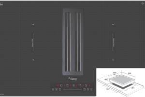 Bếp từ bốn kết hợp hút mùi Canzy CZ-BH09KH hiện đại, tiện nghi và hiệu quả