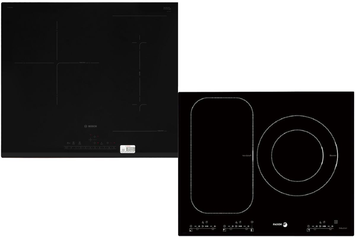 Bếp từ Bosch PVJ631FB1E và Fagor IF-ZONE33 AS: Những điểm tương đồng và khác biệt