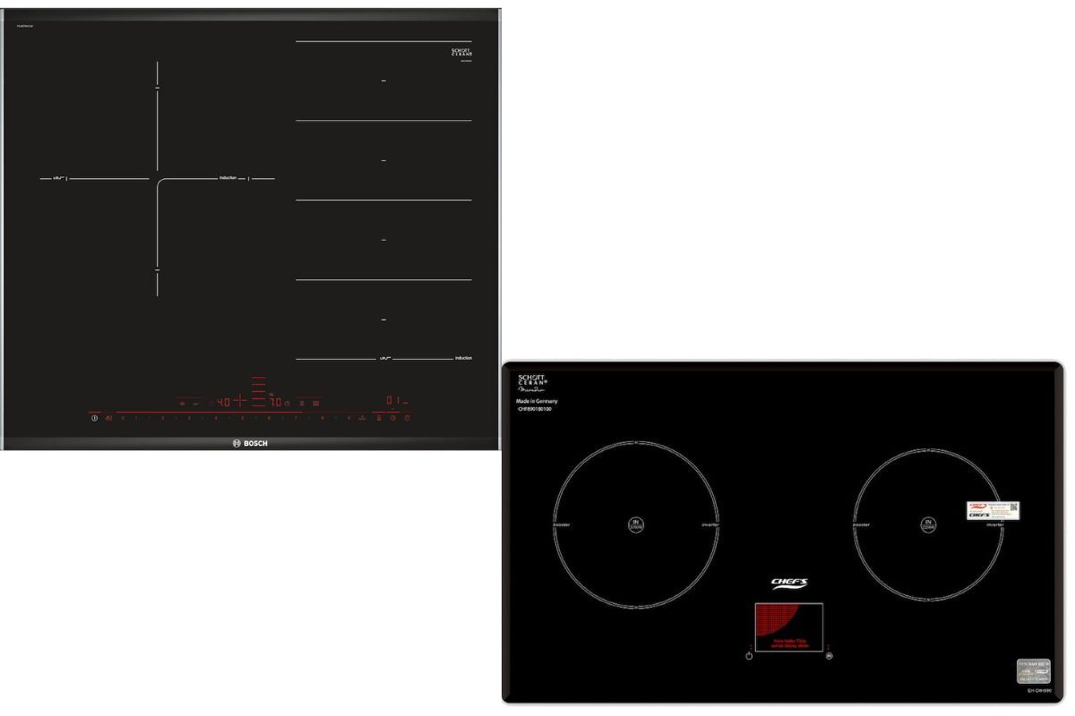 Bếp từ Bosch PXJ675DC1E và Chefs EH-DIH890: Sản phẩm phù hợp với gia đình hiện đại