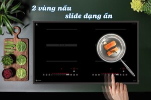 Bếp từ đôi Buchen BUC775ID Plus sở hữu thiết kế hiện đại, tính năng nổi bật