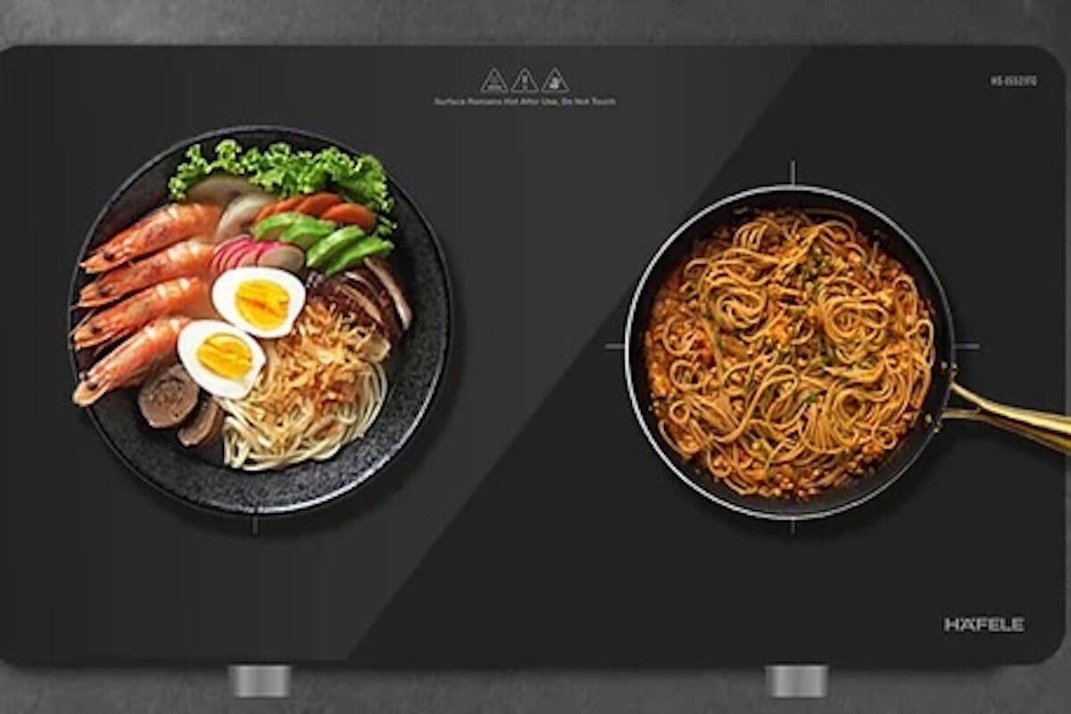 Bếp từ đôi Hafele HS-I5521FG mang lại vẻ đẹp hiện đại cho không gian bếp