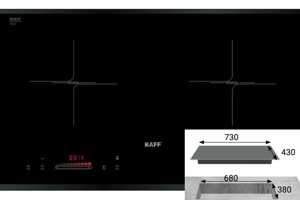 Bếp từ đôi Kaff KF-8818 Smart New công nghệ tiên tiến, thiết kế sang trọng