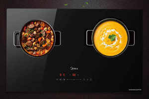 Bếp từ đôi Midea MC-ID3523 sang trọng, hiện đại và tinh tế