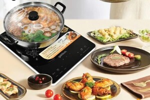 Bếp từ đơn Goldsun GIC3250-D thiết kế nhỏ gọn và sang trọng