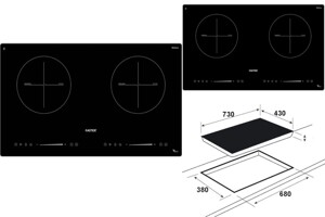 Bếp từ Faster FS 716I tích hợp nhiều tính năng hiện đại, tiện lợi
