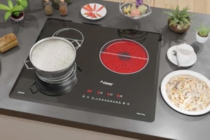 Bếp từ hồng ngoại Canzy CZ 67GHP thiết kế sang trọng, tính năng hiện đại