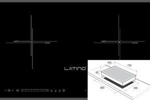 Bếp từ Latino LT-88GT thiết kế sang trọng, tính năng hiện đại