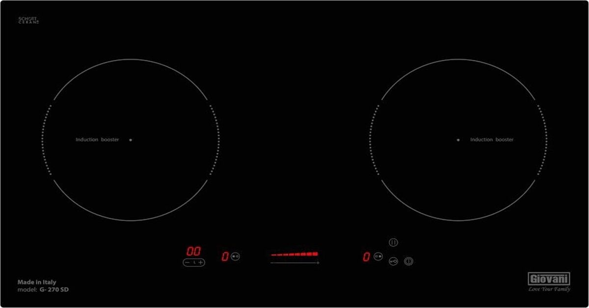 Bếp từ nhập khẩu nguyên chiếc từ Ý Giovani G-270SD có đặc điểm nào đáng mua nhất?