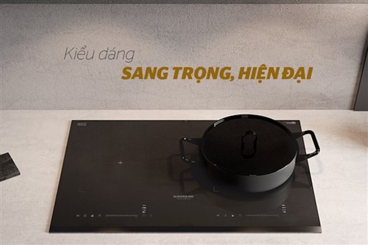 Bếp từ Sunhouse SHB-DI05 tính năng thông minh, thiết kế sang trọng