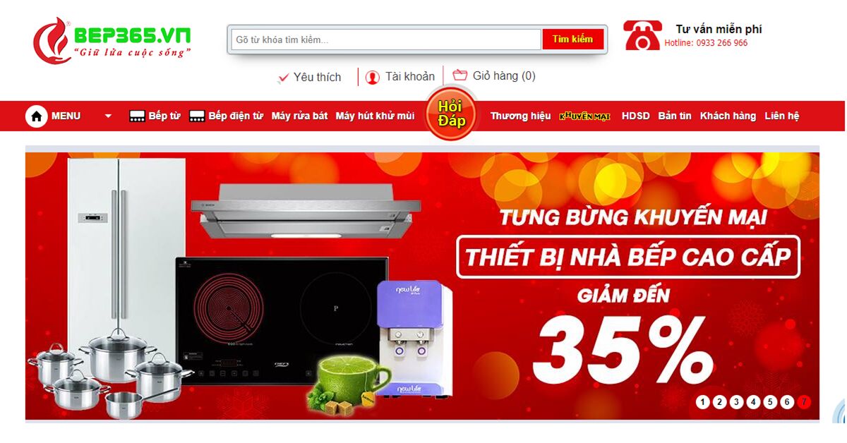 Bep365.vn - Đại lý cung cấp thiết bị LORCA chính hãng