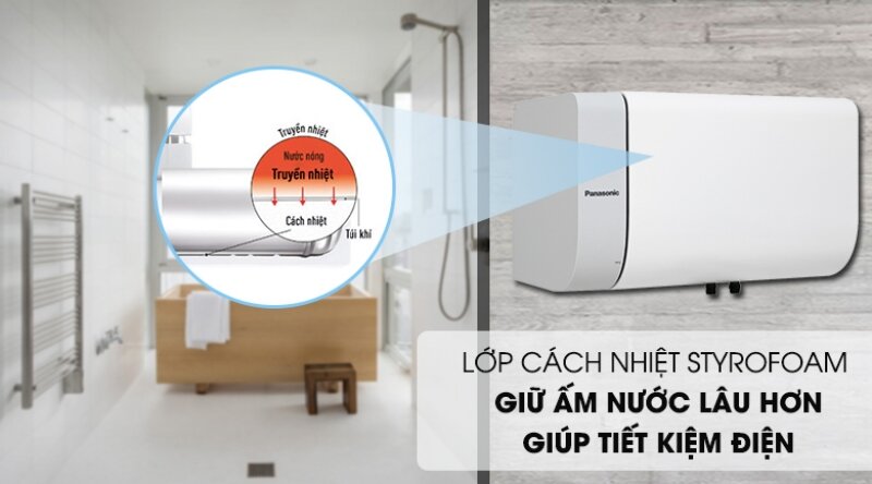 5 ưu điểm nổi bật của bình nóng lạnh 20 lít Panasonic 2500W DH-20HAMVW