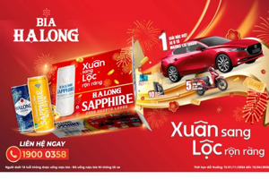 Bia Hạ Long Tết 2025 nhiều hương vị đặc sắc, khuyến mãi trúng thưởng "khủng"