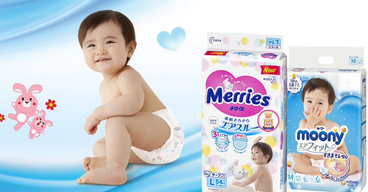 Bỉm Moony và Merries loại nào tốt nhất?