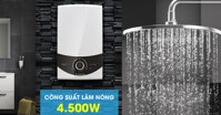 Bình nóng lạnh trực tiếp Ariston có an toàn không ?