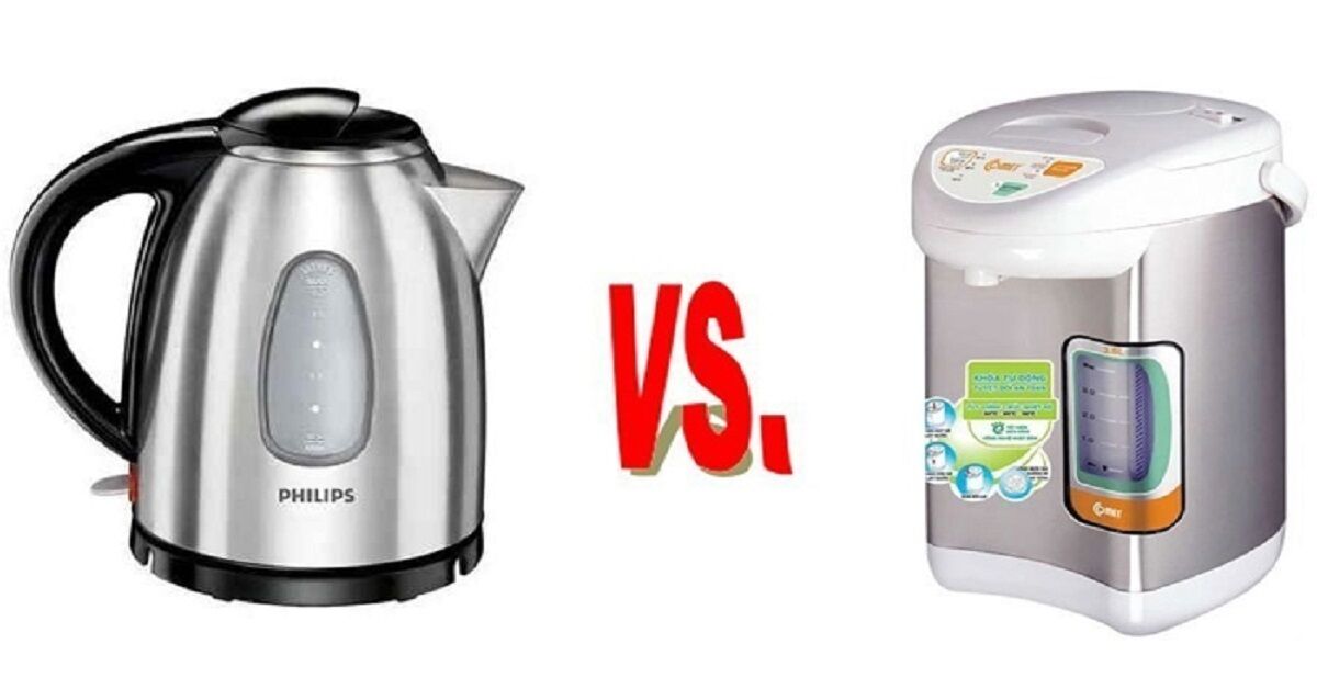 Bình siêu tốc và bình thủy điện khác nhau thế nào? Nên mua loại nào?