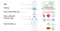 Bình sữa Nuk cổ rộng 300ml núm silicon có tốt không?