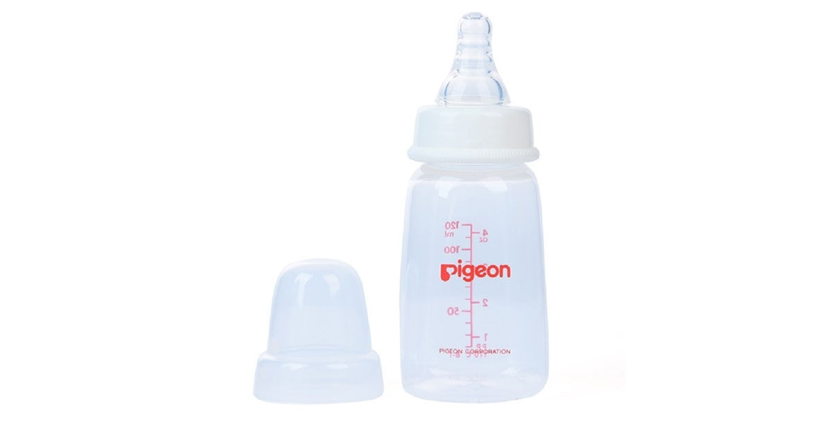 Bình sữa Pigeon cho trẻ sơ sinh 120ml cổ hẹp có tốt không?