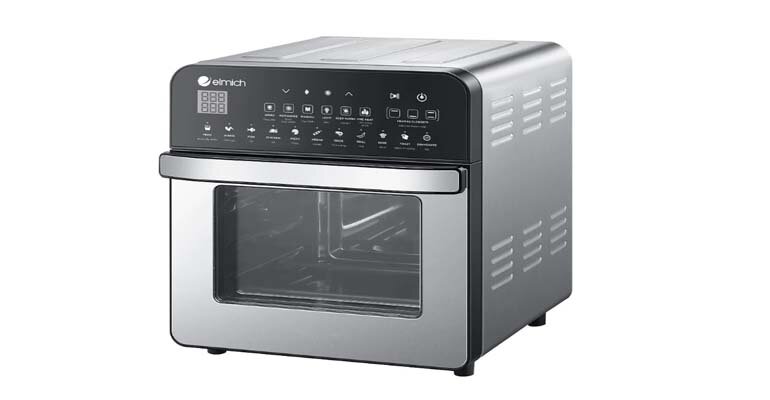 Nồi chiên Elmich AFE-3950 được làm hoàn toàn bằng inox nên đảm bảo độ bền nồi chiên không dầu Elmich AFE-3950