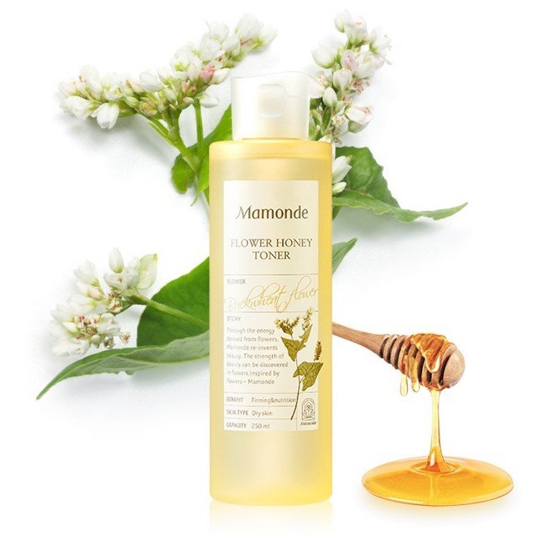 Nước hoa hồng Mamonde Flower Honey Toner 250ml - dành cho da khô