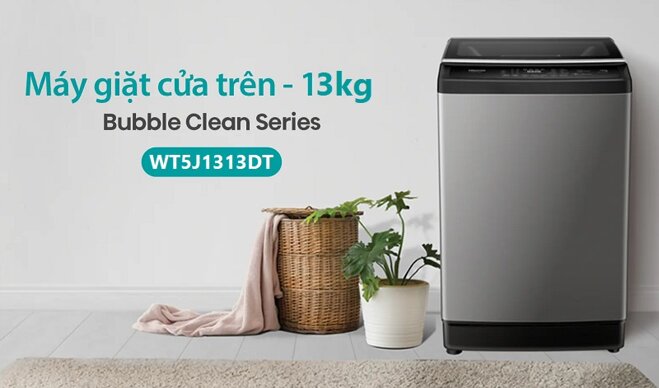 Loạt máy giặt Hisense giá chỉ 6 triệu đồng rất đáng mua hiện nay