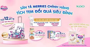 Black Friday: Bỉm Merries khuyến mãi 2022 lớn nhất năm tặng Vali Merries trị giá 1,890,000đ