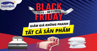 Black Friday: Vua Nệm Giảm giá không phanh nệm và chăn ga gối chỉ từ 49k