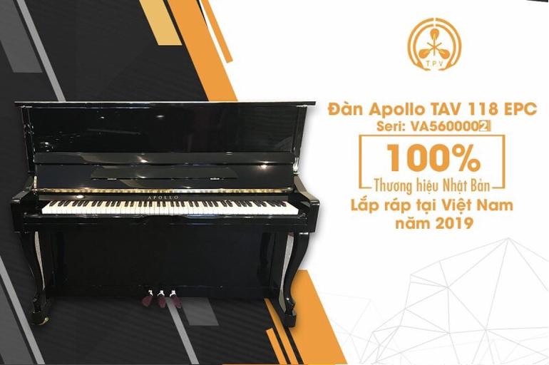 Đàn piano Apollo TAV 118 EPC