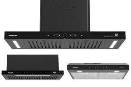 Bộ ba máy hút mùi Sunhouse làm bếp sạch thoáng: SHB72095-MD, SHB72011-MD và SHB72103-MD