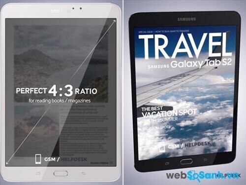 Bộ đôi máy tính bảng Samsung Galaxy Tab S2 sẽ được công bố vào 20/7