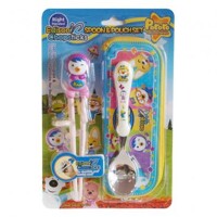 Bộ đũa muỗng tập ăn Pororo 0740 - Cho bé ăn dặm tự tin hơn