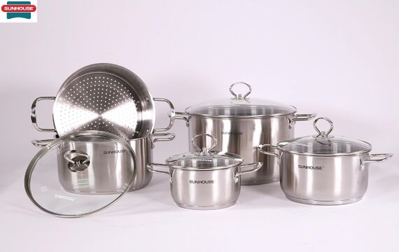 Bộ nồi inox Sunhouse SH895 có tốt không? Giá bán bao nhiêu?
