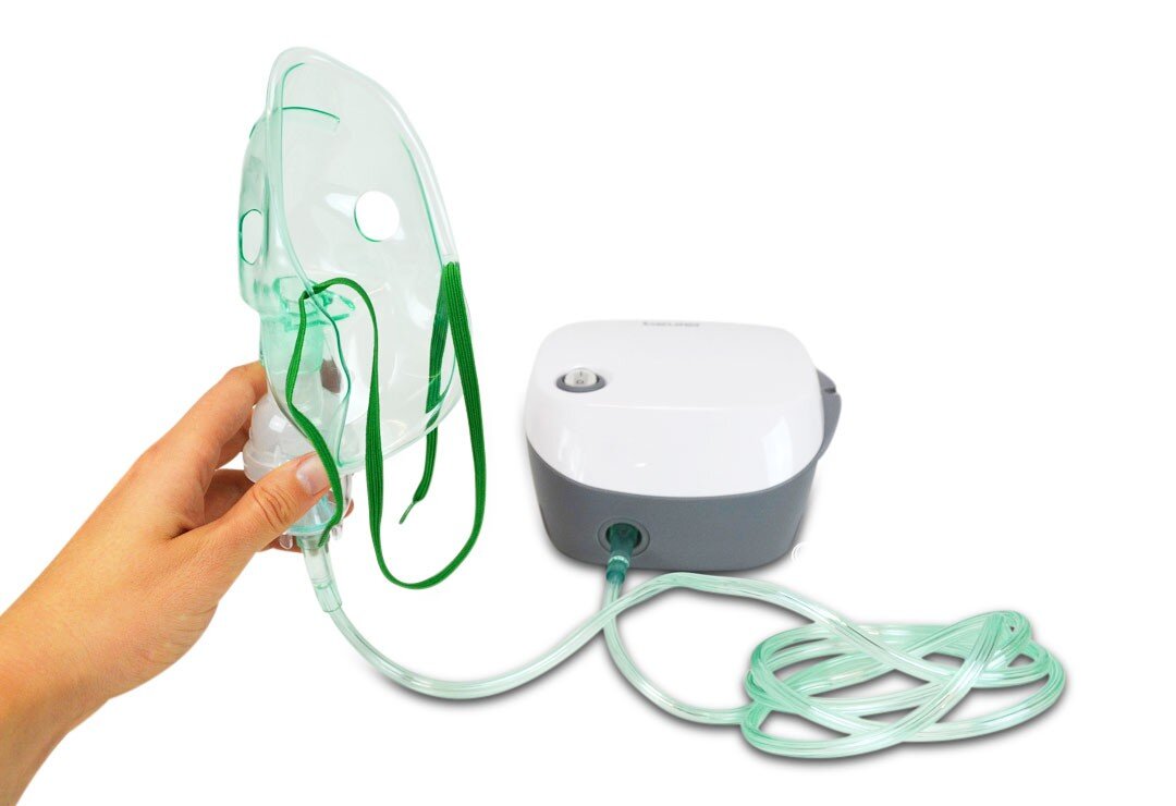 Bộ phụ kiện máy xông mũi họng Omron đầy đủ gồm những gì?