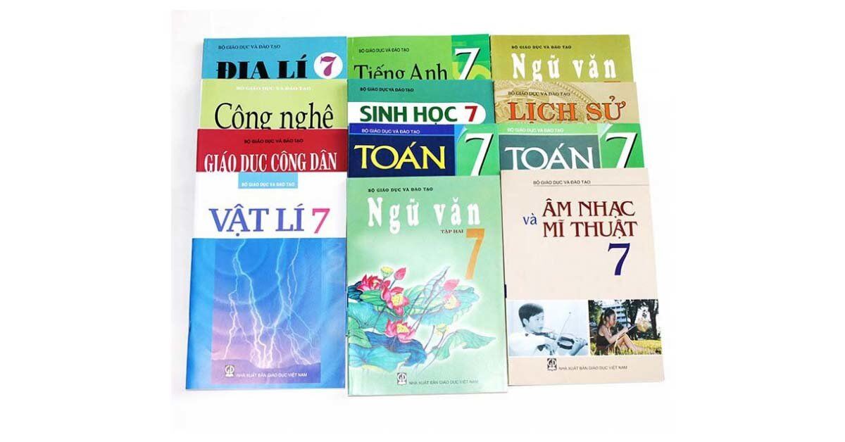 Bộ sách giáo khoa lớp 7 năm 2019-2020 đầy đủ giá bao nhiêu tiền?