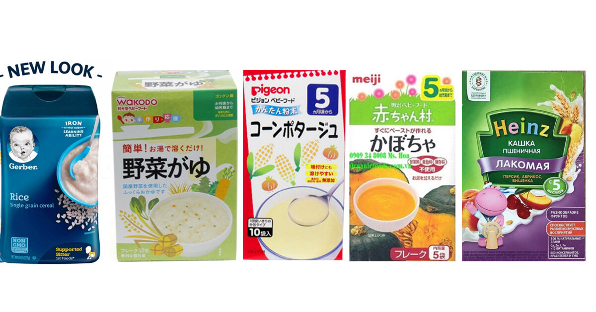 Bột ăn dặm cho bé 5 tháng loại nào tốt?