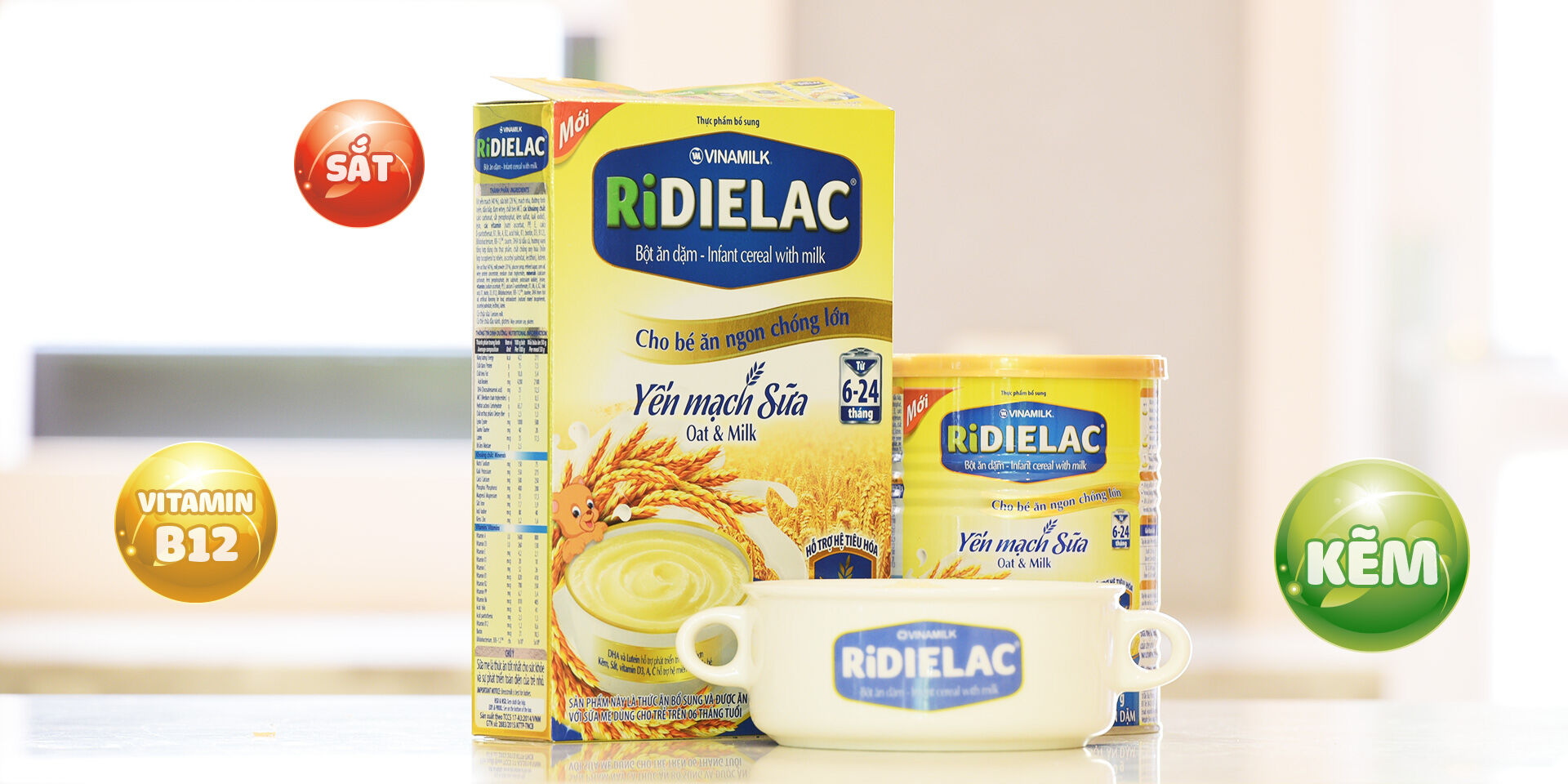Bột ăn dặm Ridielac của Vinamilk có tốt không?
