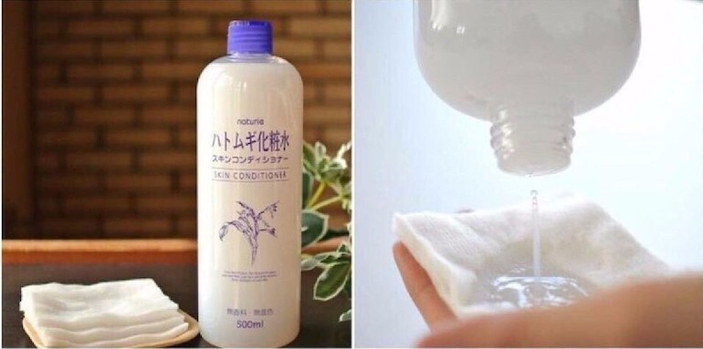 Nước hoa hồng ý dĩ Lotion Naturie Skin Conditioner giúp thu nhỏ lỗ chân lông