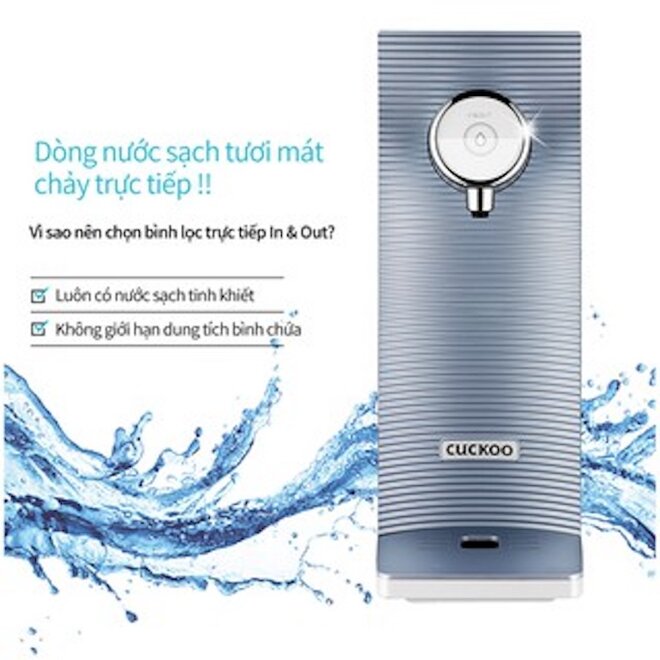 Máy lọc nước Cuckoo CP-M011L để bàn mang trong mình thương hiệu Cuckoo uy tín và nổi tiếng.