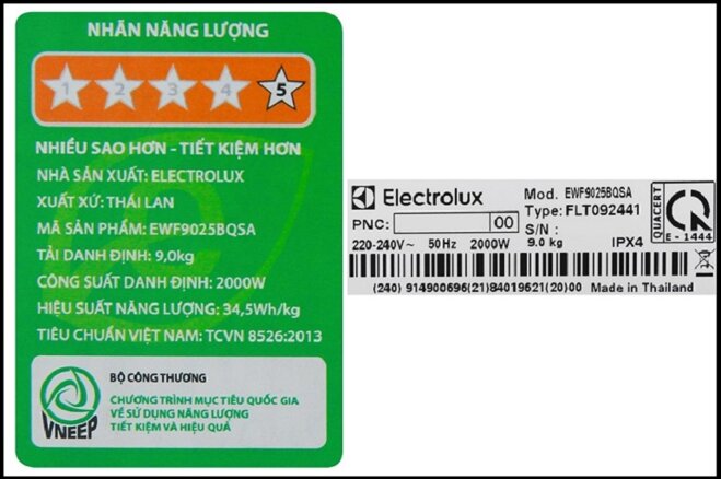 Kinh nghiệm mua máy giặt Electrolux