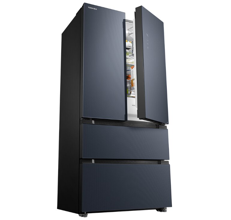Thiết kế của tủ lạnh Toshiba Inverter 556 lít GR-RF669WI-PGV(A9)-BG tinh tế, sang trọng cùng với sức chứa lớn