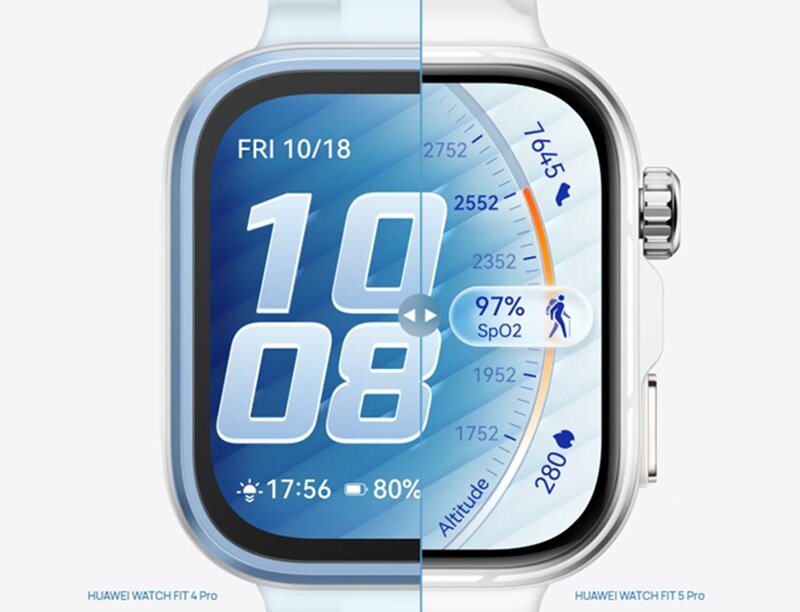 Huawei Watch Fit 5 Pro gây chú ý với kính sapphire, viền titan, pin 10 ngày, giá 4,99 triệu đồng