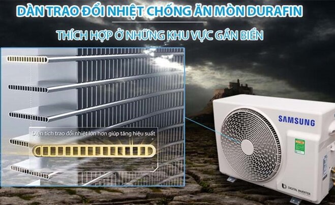 Công nghệ chống ăn mòn DuraFin bảo vệ tối đa dàn lạnh