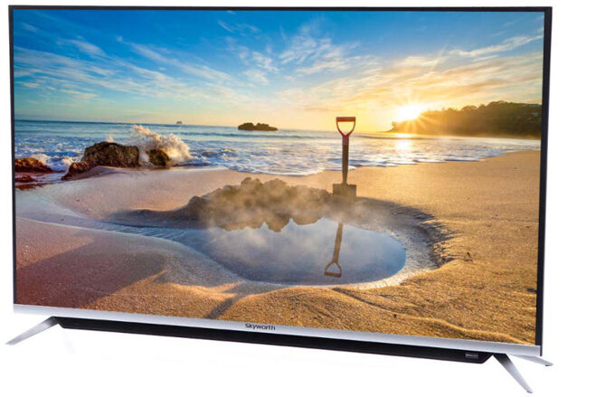 Thiết kế Smart Tivi Skyworth 55 inch 55G6, 4K HDR thanh mảnh tạo sự sang trọng 