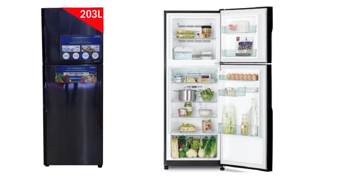 Tủ lạnh Hitachi Inverter 203 Lít H200PGV7 (BBK) có tốt không? Giá bao nhiêu?