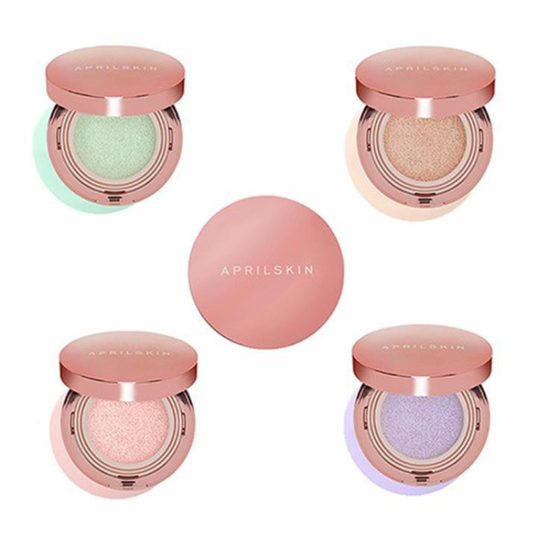 Review phấn nước April Skin Magic Pink Cushion: hiệu chỉnh màu da xịn thực sự? | giamcanlamdep.com.vn