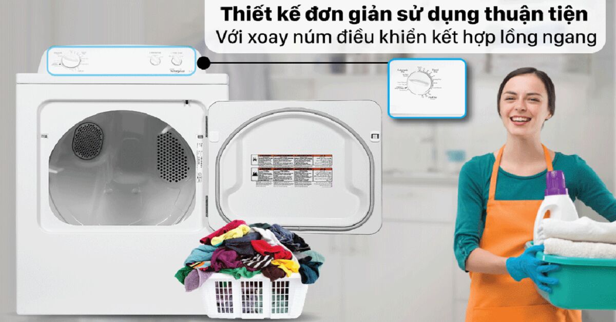 Các câu hỏi thường gặp về máy sấy Whirlpool 15kg 3lwed4705fw