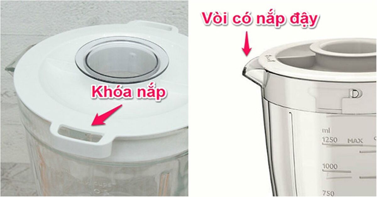 Các chức năng an toàn của máy xay sinh tố