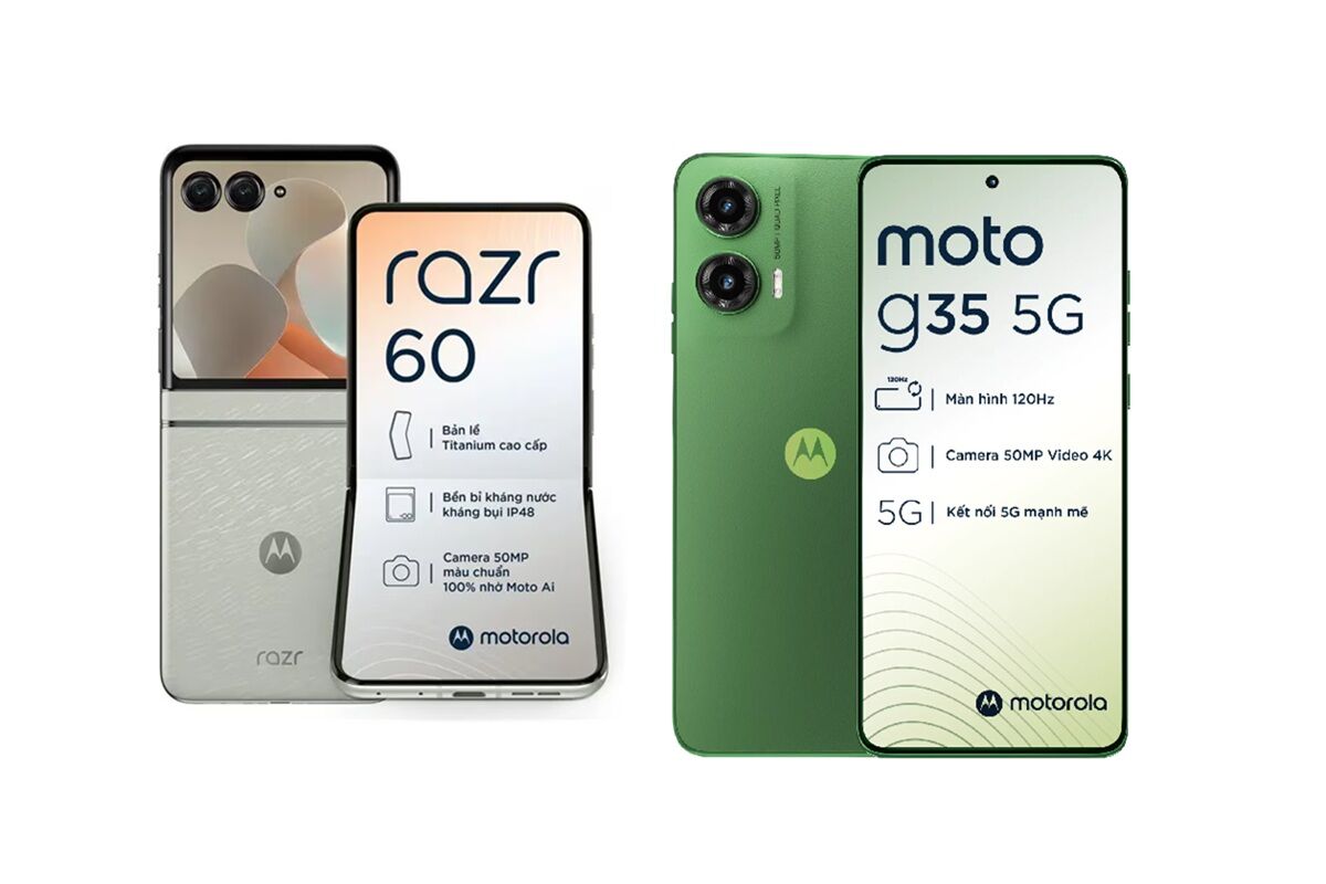Các dòng điện thoại Motorola 5G đời mới 2025 bán tại Việt Nam với giá chỉ từ 3,9 triệu đồng