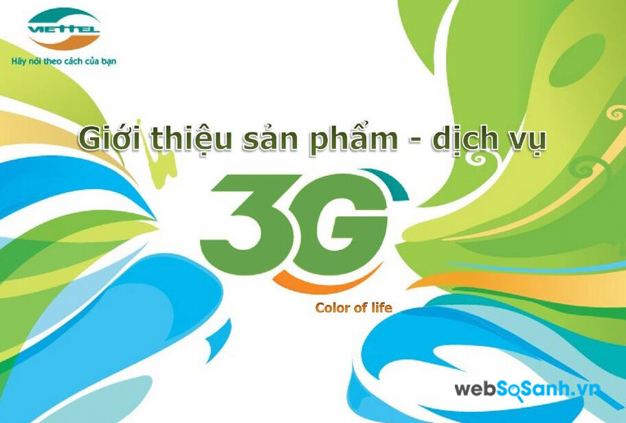 Các gói cước truy cập internet 3G của Viettel