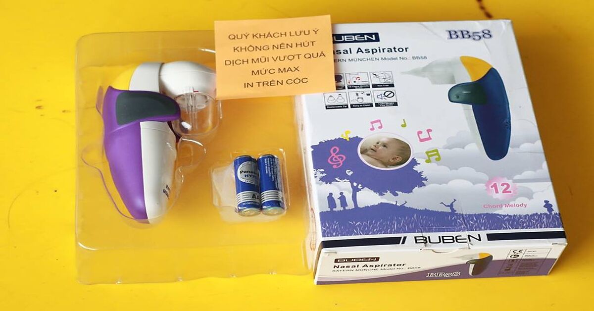 Các loại máy hút mũi Buben được ưa chuộng nhất hiện nay