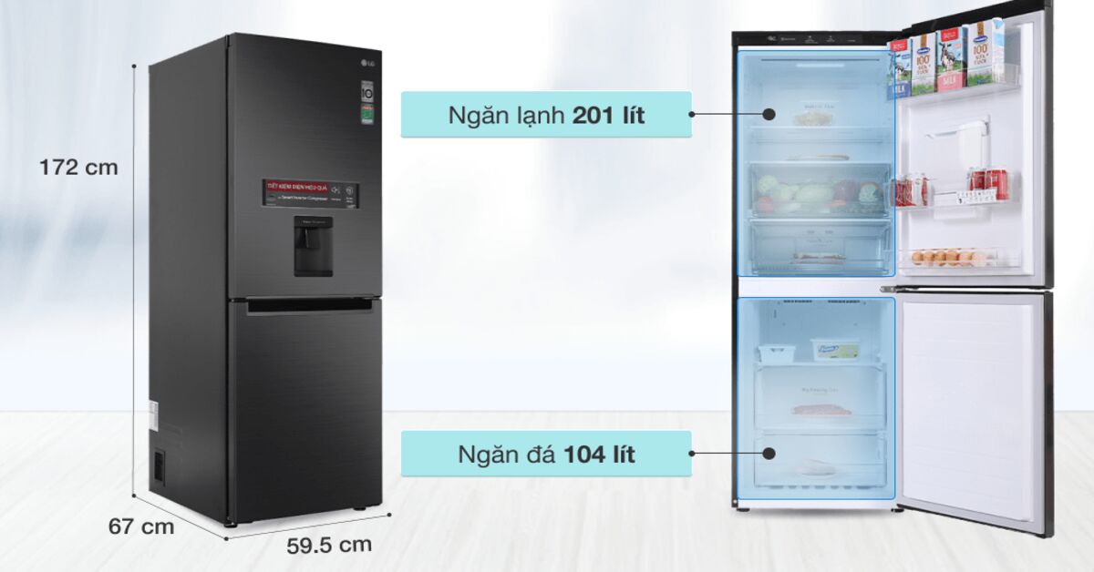 Các mẫu tủ lạnh LG ngăn đá dưới được người dùng yêu thích nhất năm 2022